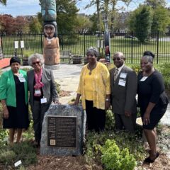 Plaque at National Institute of Health Honors Men in US Public Health Service Syphilis Study 